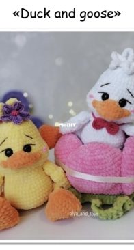 Olya and Toys - Olga Shkarlatyuk - Duck And Goose