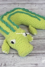 Croch Eh Patch - Hollys Hobbies - Holly McNevan - Travel Pillow Alligator Add-On