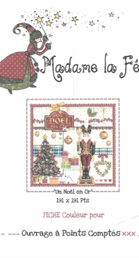Madame La Fee MLF-167 - Un Noel en Or/ A Golden Christmas XSD + PCS