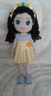 Yellow flower girl