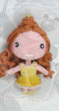 Amy Mamy Creations - Giovanna Altieri - Princess Belle - Princesa Bella - Portuguese - Translated