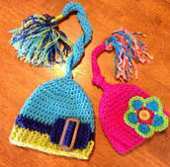 Snappy Tots - Heidi Yates - Betty and Barnaby Long Tail Beanie