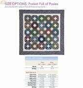 Fons & Porters- Pocket Full of Posies-Free Quilt Size Chart