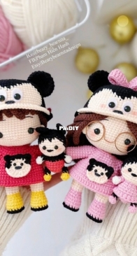 Beary Bearnita - Phạm Hiền Hạnh - Mickey & Minnie Doll