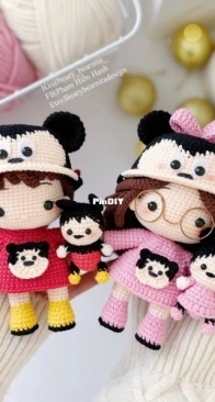 Beary Bearnita - Phạm Hiền Hạnh - Mickey & Minnie Doll