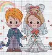 Kim Yong Jong - Bride and Groom Clock