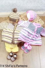 ShiFios Dream Patterns KP288 Baby Outfit 0-3 mths 3-6 mths 2014