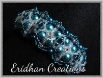 Eridhan Creations - Gothic Crosses v2.Beaded Bracelet