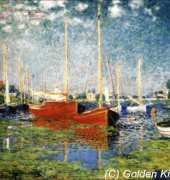 Golden Kite GK 1228 - The Red Boats, Argenteuil