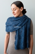 Seashell Lace Wrap by Purl Soho-Free