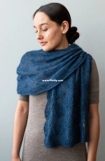 Seashell Lace Wrap by Purl Soho-Free