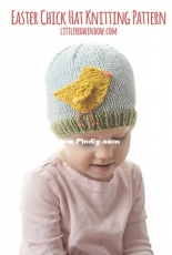 Easter Chick Hat by Cassandra May