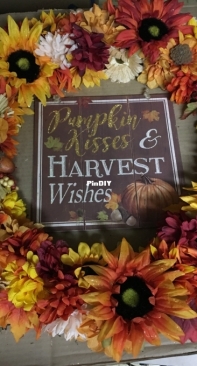 Autumn Harvest Floral Wreath