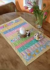 Easter table runner