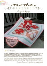 Moda Bake Shop-Flirtatious Hearts Table Topper & Pincushions-Free Pattern
