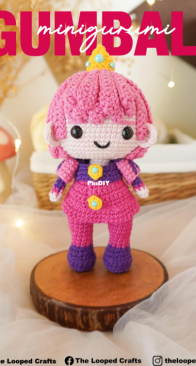 The Looped Crafts - Aimy Loren Fernandez - Gumball minigurumi - Spanish
