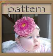 Hookaholic Pattern Shop - Stephanie Oltmann - 105 Gerbera Daisy Flower Headband