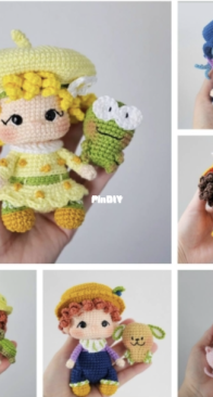 Sihirli Halka - Burcu Bülbül - Bundle 6-in-1 Vintage Berry Friends (80s Classic Dolls)