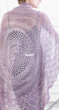 Caim Shawl by Francoise Danoy - Fibre Muse Quarterly: Mystic 2018