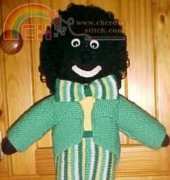 Jean Woods- Marvin the Golly Knit Ornamental Figure