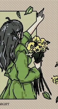 Midnight - Girl with the bouquet by Kristina Ustyan - Free