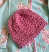 Apple Blossom Baby Hat by Sarah Franklin - Free