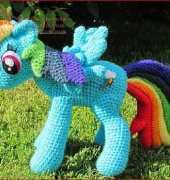 The Nerdy Knitter- Ashley Andrews - My Little Pony- Rainbow Dash