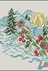 Monique Bonnin pour Ouvrages Broderie HS20 - Carte Meilleurs Voeux 1