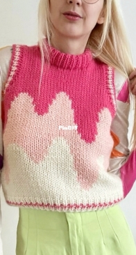 Get A Drip Vest by Anxious girl knits - Mia
