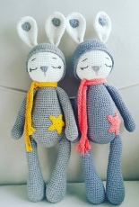 Amigurumi Sleepy Bunnies