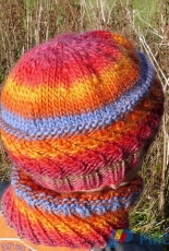 Hat Cowl and Mitts Niord by Camille Coizy -Eng,French-Free