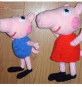 Helunique Designs - Pig & her brother George by Helen Emms