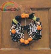 Lily Sugar n Cream - Yarnspirations - Trick or Treat Halloween Wreath - Free