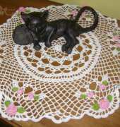 white rose doily-ASN Garden of doilies nº 1196
