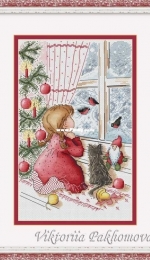 Christmas Evening by Viktoriia / Victoria Pakhomova