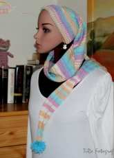 Hooded shawl (Scoodie)