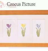 Crocus Picture from Cross Stitch Floral Designs by Joanne Sanderson