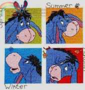 Designer Stitches  D122 Eeyore - Seasons