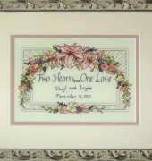 Wedding cross stitch