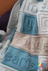 Color and Shape Design- Jody Pyott- Crocheted Blanket Snuggled