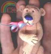 Miniature Thread Crochet Bears - Edith Molina - Rococo