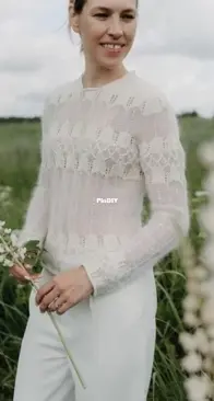 Caeli Sweater by Zanete Knits - English, Danish, Dutch, French, German, Portuguese, Spanish, Norwegian