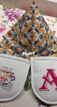Double oven glove/Guanto forno doppio