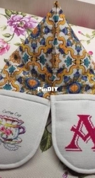 Double oven glove/Guanto forno doppio