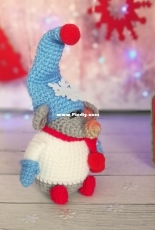 Crochet Toys and Hats - Tatiana / Tatyana Erofeeva - Santa Mouse - Russian - Free