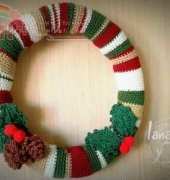 Lanas Y Ovillos- Christmas wreath- Spanish - Free