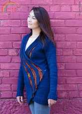 Concertina Cardigan by  Caroline Levander
