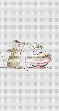 SVStitch - Naughty Mice - Tea Time - Spoon of Sugar by Svetlana Nemiritskaya