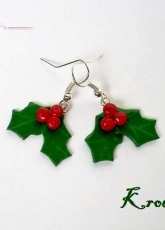 polymer clay mistletoe
