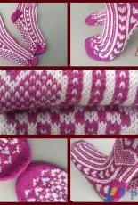 Carved Heart Socks by Ingrid Carré